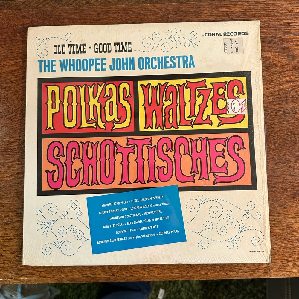 Old Time Good Time The Whoopee John Orchestra Polkas Waltzes Schottisches Vinyl